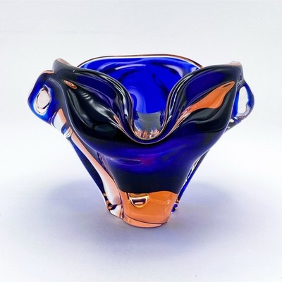 flawless MCM Josef Hospodka cigar ashtray for Chribska glass