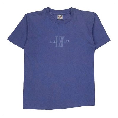Amboss Single Stitch T-Shirt - mittelblau Baumwolle
