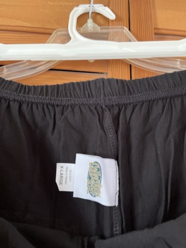 Lot of 2 NEW Collections Etc Womens Capri Pants XL Denim & Black Elastic Waist - Bild 8 von 13