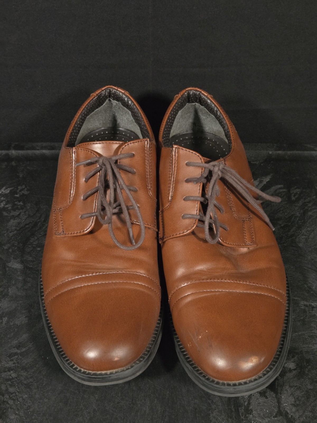 SAOLA Dockers scarpa uomo Garfield marrone punta a cappuccio Oxford marrone taglia 11 M