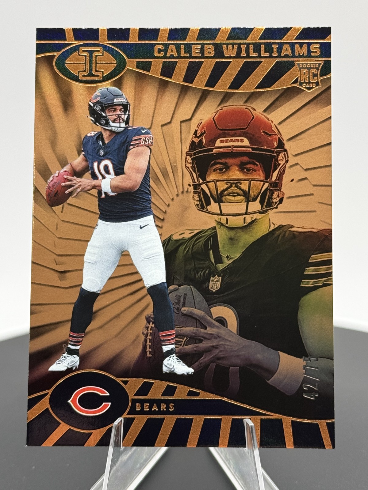 2024 Panini Illusions Bronze #13 Caleb Williams (RC) /75 Chicago Bears