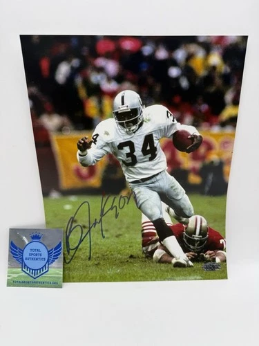 Bo Jackson SIGNED Los Angeles Raiders 8x10 Photo TSA COA NFL HEISMAN BO KNOWS