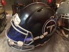 CALVIN RIDLEY SIGNED TITANS FULL SIZE SPEED ON FIELD AUTHENTIC HELMET, VISOR, 3D — photo 5