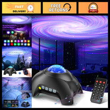 Aurora Projector with 33 Light Effects, LED Star Night Light, Bluetooth Speaker,