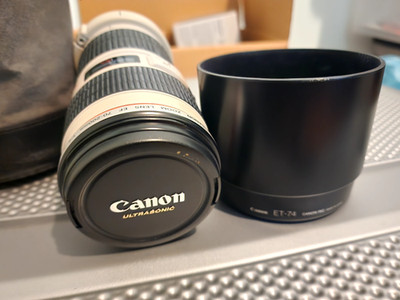 Canon Zoom Lens EF 70-200mm  f/4 L  USM  (Excellent condition) + Tripod Ring