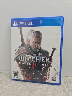 The Witcher III 3: Wild Hunt CIB (PlayStation 4 PS4, 2015) w/Manual + Map ML383 
