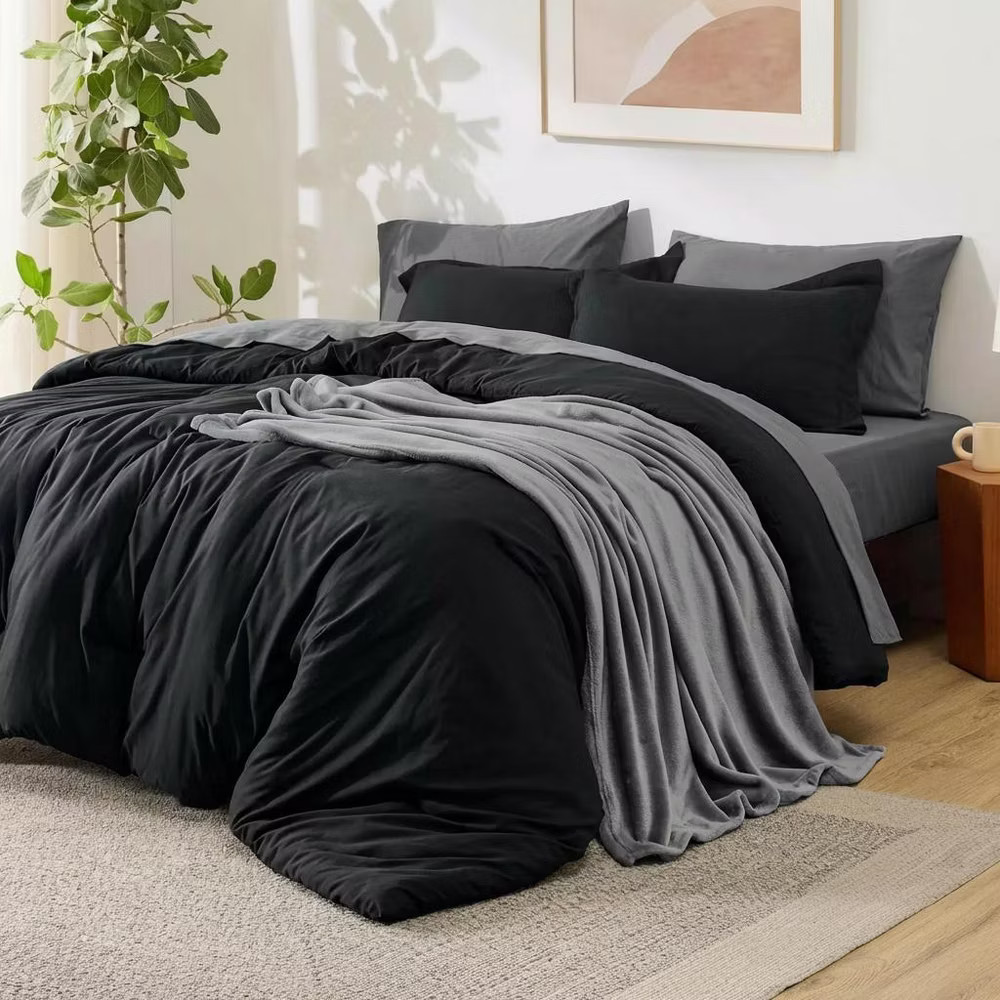 Bedsure Queen Comforter Set 8 Pieces Prewashed Bed in a Bag with 16390₽