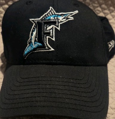Florida Marlins NEW ERA Hat Cap Mens Snapback Black MLB Baseball Outdoor Cap.