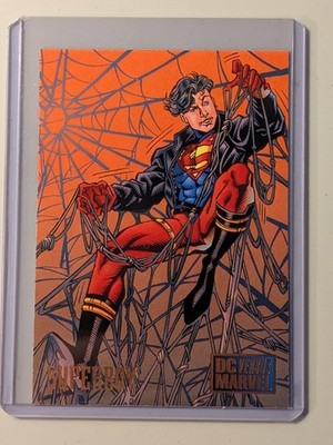 Superboy DC vs Marvel 1995 Fleet Trading Card 