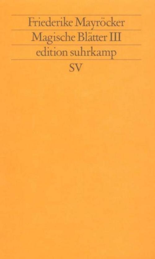 Suhrkamp Verlag Magische Blätter 3 - Bild 2