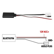Auto Bluetooth Audiokabel Audio Receiver f&uuml;r Volkswagen RNS 315 RNS 510