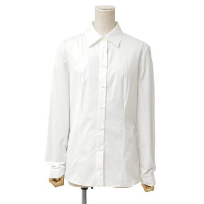 Mint PRADA Long sleeve shirt Size 42 White dress shirt Branded clothing seco...