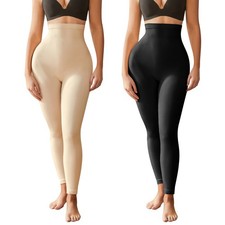 Slimming Anti Cellulite Compression Leggings Leg Shaper High Waist Black Pants