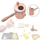 Wax Beeswax Melting Pot Melter Storage DIY Wooden Handle for Beeswax Making
