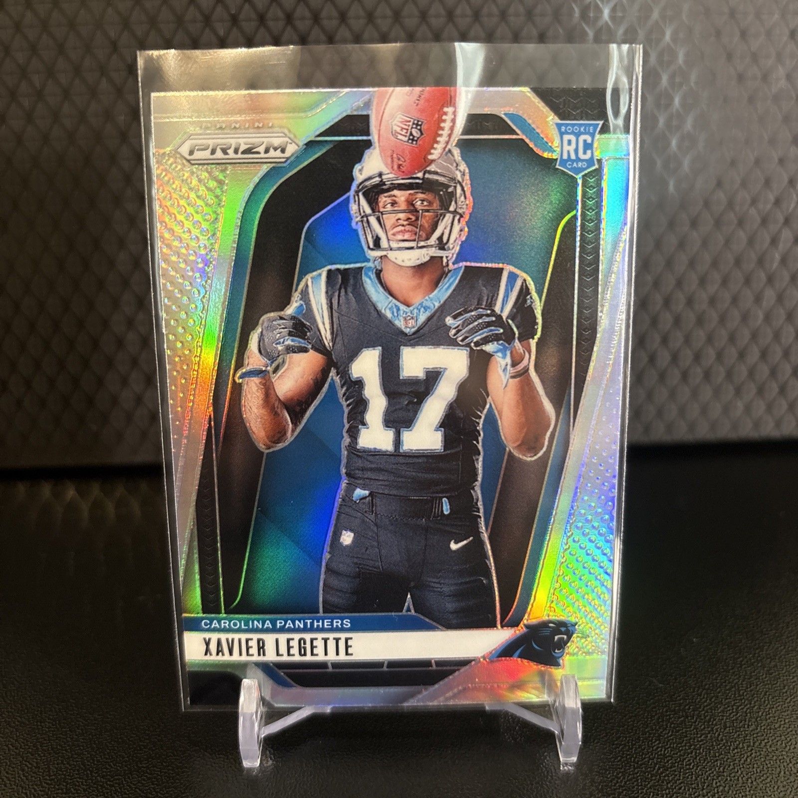 2024 Panini Prizm - Rookie Variations Xavier Legette #41 Silver Prizm (RC)