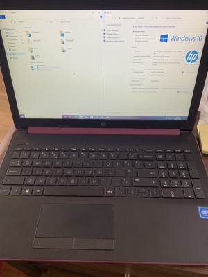HP Lila Laptop 1tb HDD 4GB RAM WIN 10 64BIT W