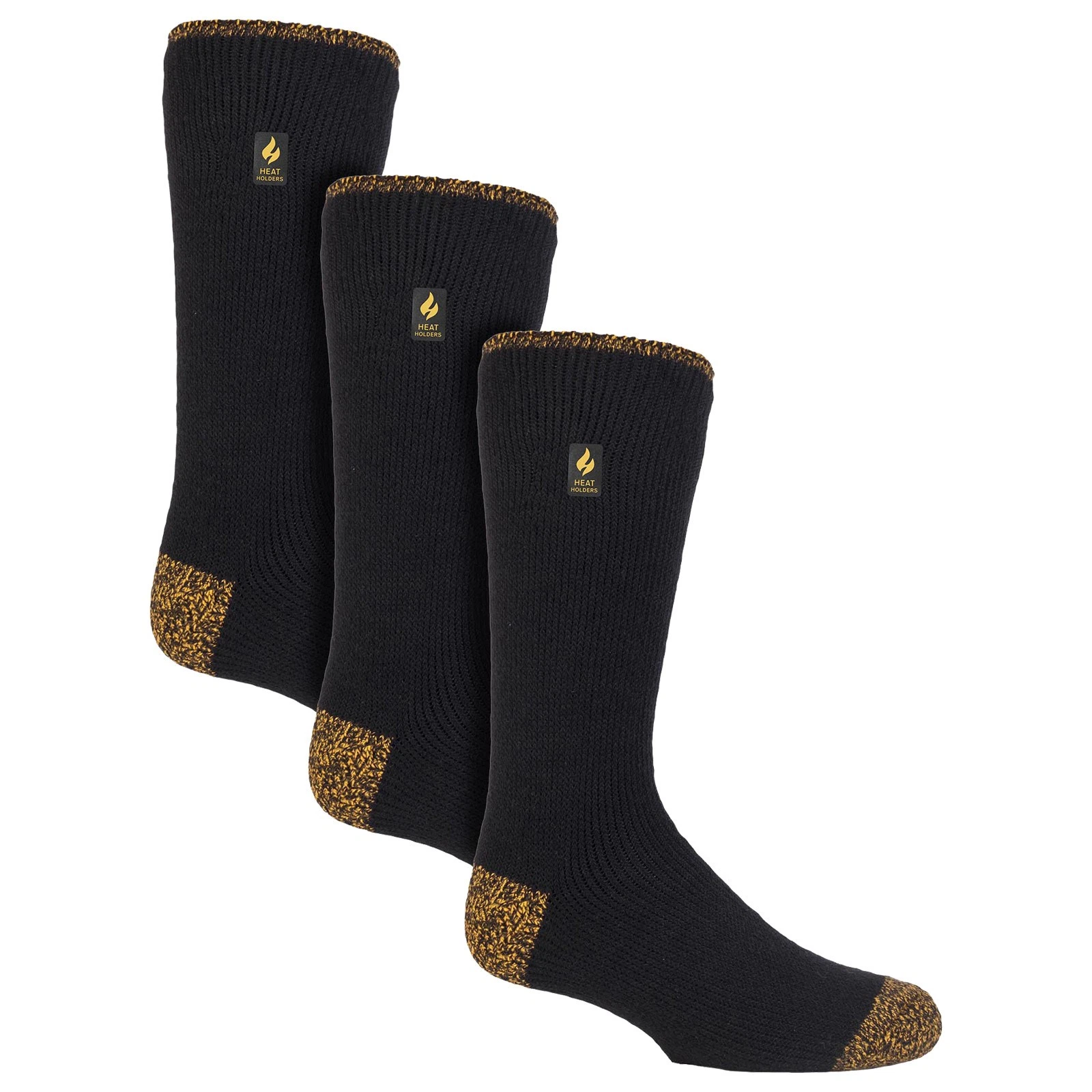 Heat Holders - 3 Pack Mens Thick Thermal Knee High Socks | Long Work Socks