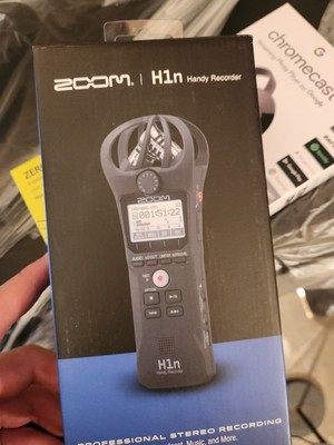 Zoom H1n Handy Recorder Professioneller Stereo-Audio-Recorder 