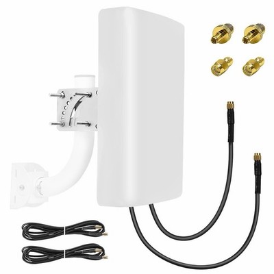 5G LTE Antenne, Maswell 10dBi High Gain 2x2 MIMO externe Antenne, 600-8000MH