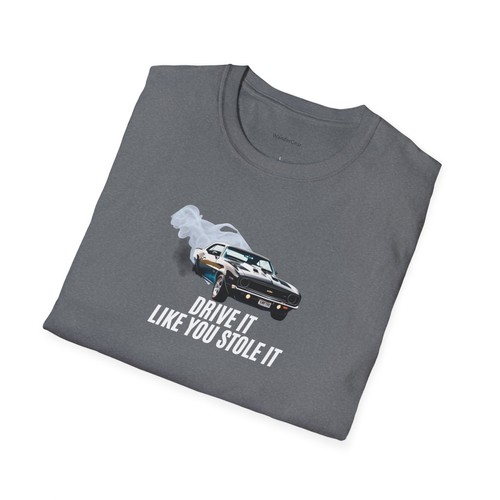 Vintage Camaro Drive Unisex T-Shirt - Classic Car Lover Gift, Muscle Car - Picture 13 of 13