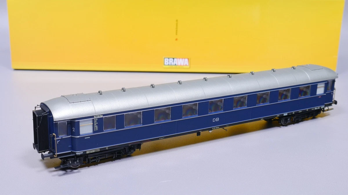 H0 DC Brawa 46411 F-Zug-Wagen B4üe10 706 Han DB OVP #ST_737