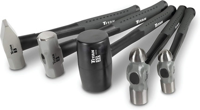 63125 5-Piece Hammer Set, Includes 16Oz & 32Oz Ball Pein, 32Oz Rubber Mallet, 3L