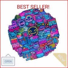 Motivational Inspirational Stickers 100 Pcs Positive Affirmation Quote Neon Stic