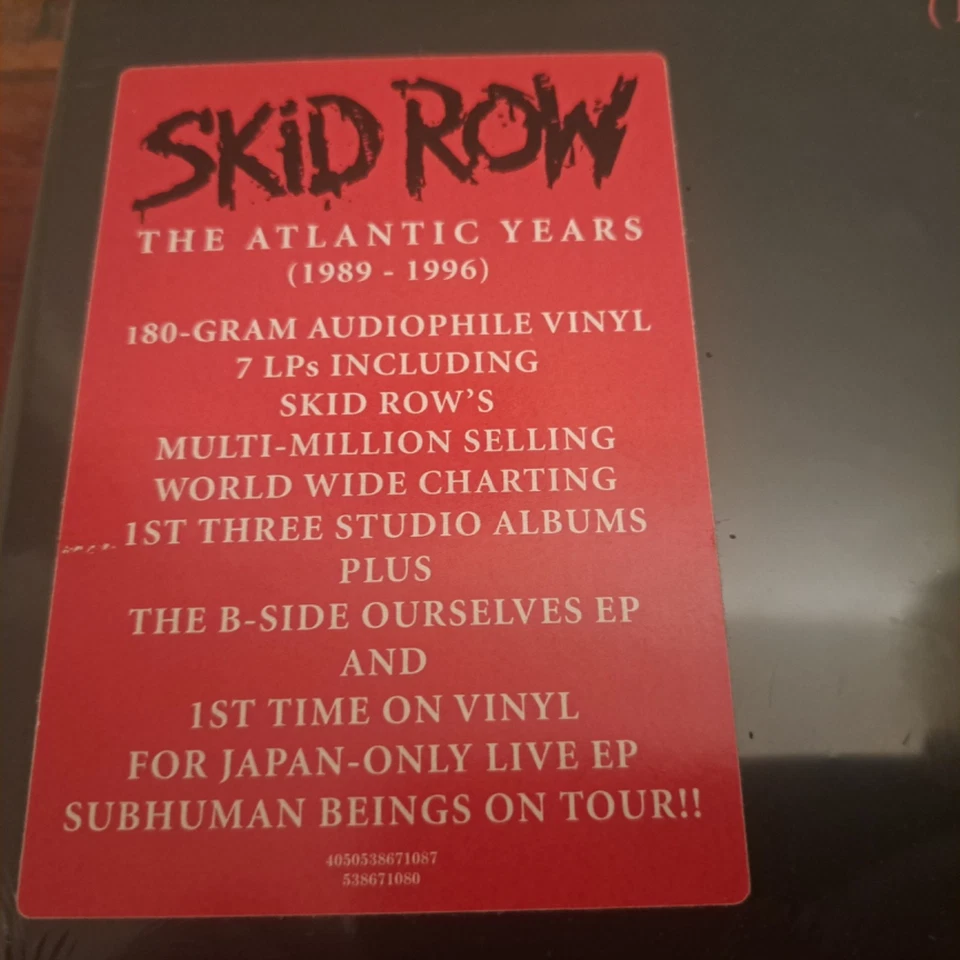 Skid Row-The Atlantic Years (1989 - 1996), Box-Set, 7LP, 180g - Bild 3 von 3