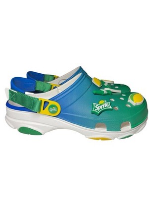 Crocs x Sprite Classic Clog Green Blue Lemon Unisex M9 W11 New