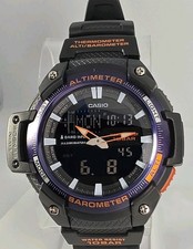 CASIO ILLUMINATOR WORLD TIME MENS ALTIMETER B...