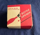 Vintage COCA COLA Starr X Wall Mount Bottle Opener, New in Box, Original Screws!