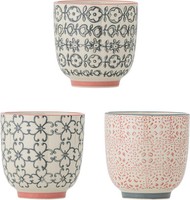 Bloomingville CéCile Tasse, Rose, Steingut Becher Durchmesser 7 Colour Code Rose