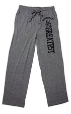 Mens Womens NEW Muhammad Ali The Greatest Gray Pajama Lounge Pants Size M L