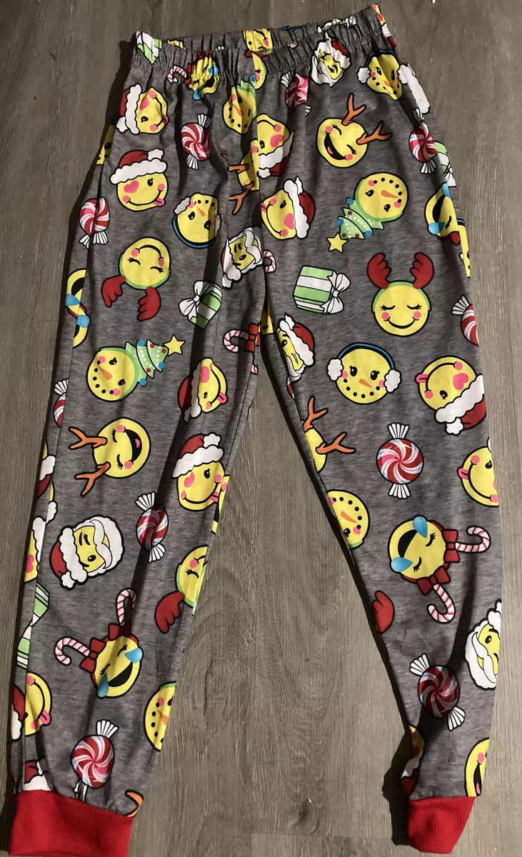 Justice Unisex Holiday Christmas Emoji Pajama One Piece Pjs