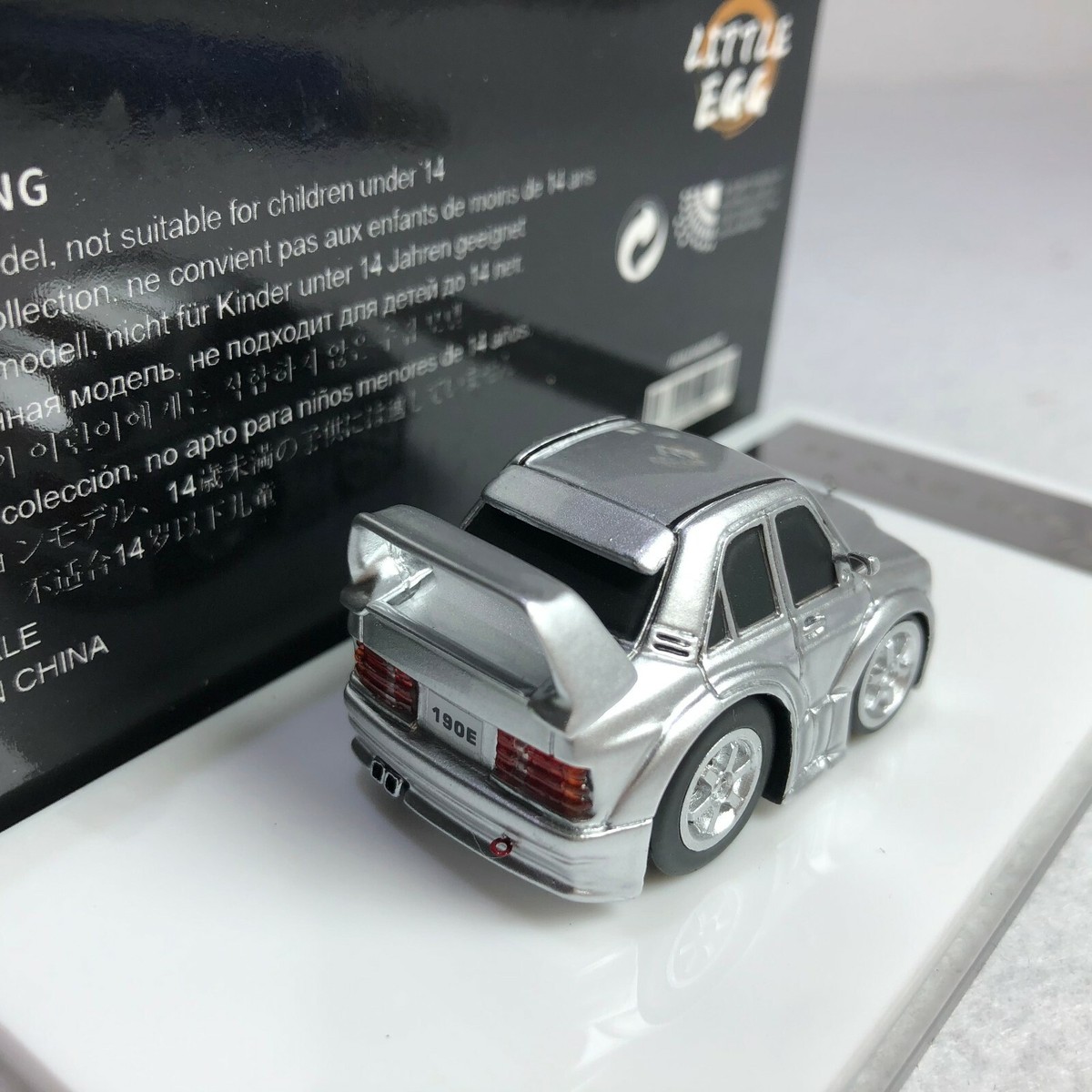 1/64 Little Egg X Art Work Mercedes Benz 190E Silver | eBay