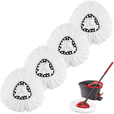 Spin Mop Nachfüllkopf Kompatibel Mit Ocedar Und Vileda Easywring 2-In-1 Turbo Mo