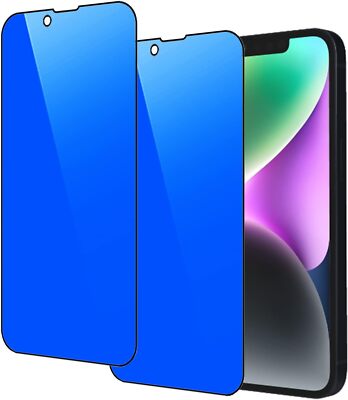 2 Piece Privacy Tempered Glass for iPhone 13 Pro Max/iPhone 14 Plus 6.7 inch Ant