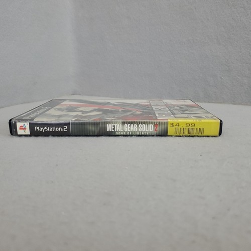 Metal Gear Solid 2: Sons of Liberty (Sony PlayStation 2, 2001) MISSING BOOKLET - Picture 4 of 4