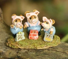 Wee Forest Folk M-344d Little Piggies Three - Limited (New 2023)