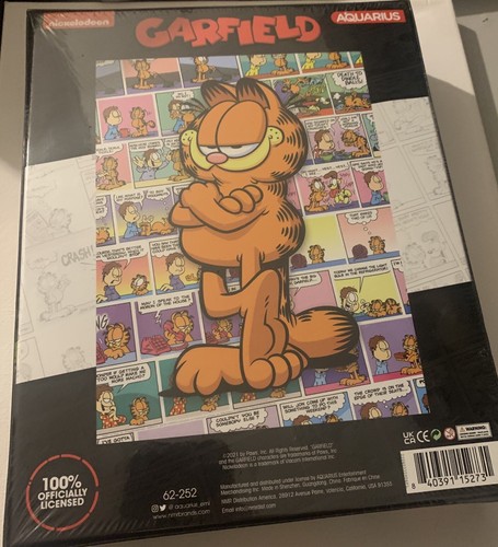 ¡Rompecabezas Aquarius Nickelodeon GARFIELD 500 piezas 14" x 19"! #62-252 - Imagen 11 de 14