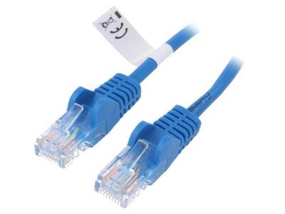 DK-1511-005/B-DIG2-DIG2 Patch cord U/UTP 5e Line Cu PVC blau 05m DIGITUS