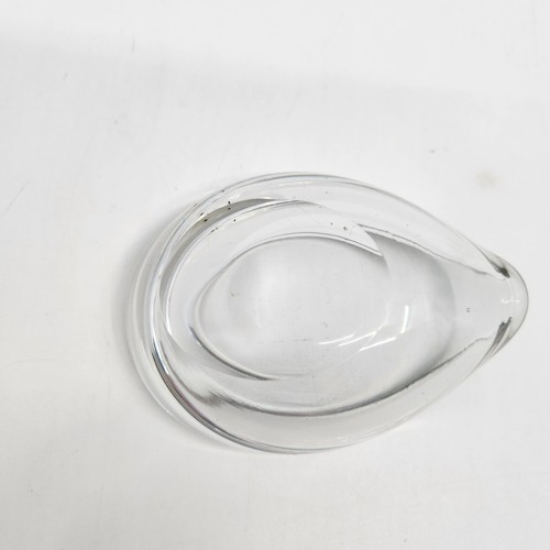 Hand Blown Clear Art Glass Bowl Trinket Change Keys 4" x 3" Pre-owned READ - Picture 6 of 10