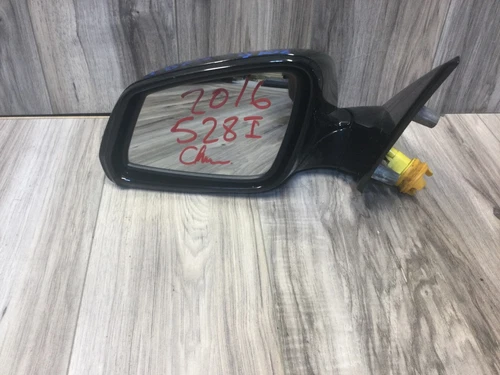 2014-2016 BMW 528i 535i LH DRIVER SIDE VIEW POWER MIRROR WITH TURN SIGNAL-BLACK