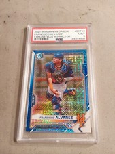 2021 Bowman Baseball Mega Box No BCP53 Francisco Alvarez 085/150 Blue PSA 9