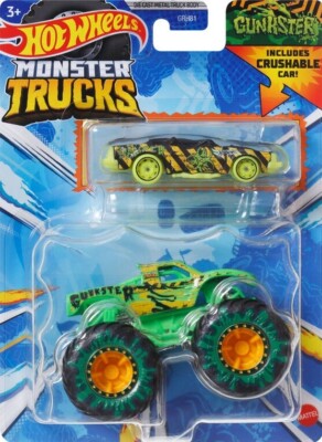GUNKSTER - Doppel Pack Bonus Car Monster Trucks Hot Wheels Truck 1:64 Mattel Neu