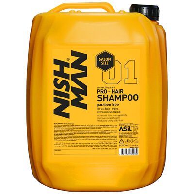 Nishman Pro Hair Parabenfrei 5000ml ein sanftes, pflegendes tägliche Shampoo