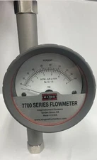 KING INSTRUMENTS, 7700 SERIES FLOWMETER, 7711230709 1/2" FNPT 0-8 SCFM 