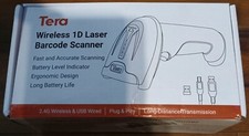 Tera Barcode Scanner Wireless 1D Laser Cordless Barcode Reader with Battery...