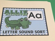 A To Z - DIY - 26 File Folder Kits - Activity Set for Learning Centers PRINTED