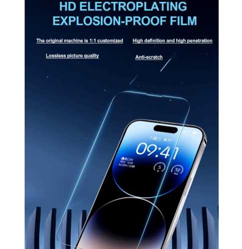 Pack of 5 Tempered Glass iPhone Screen Protector (Protective Glass) - 第 2/5 張圖片